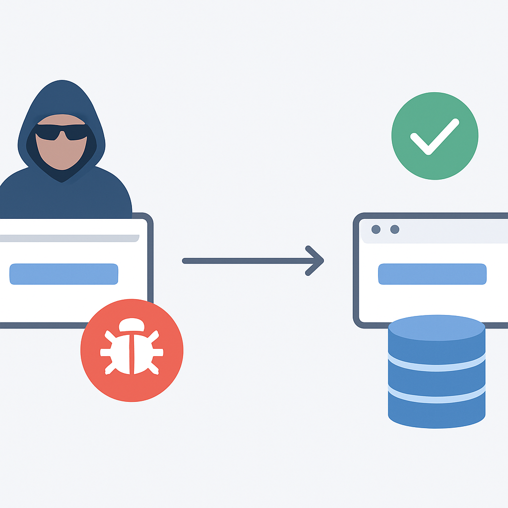 SQL injection prevention diagram