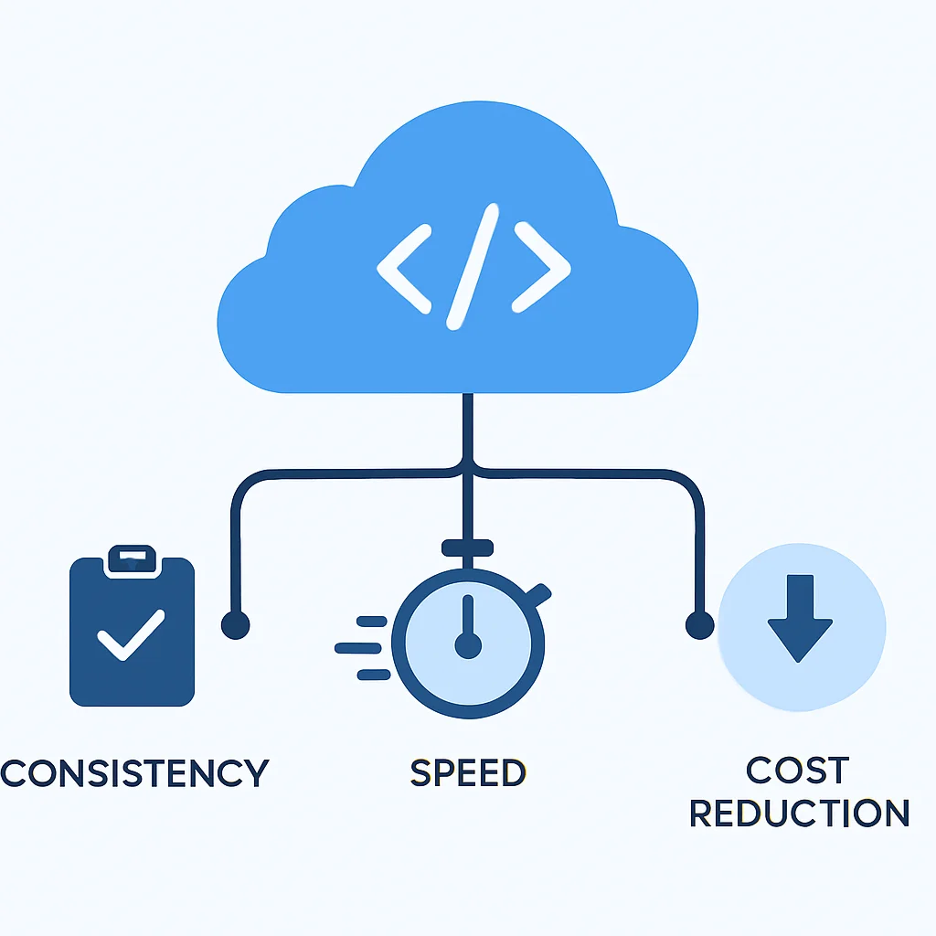 Voordelen van Infrastructure as Code Diagram