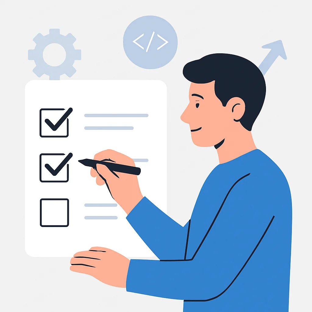 Developer netwerk checklist
