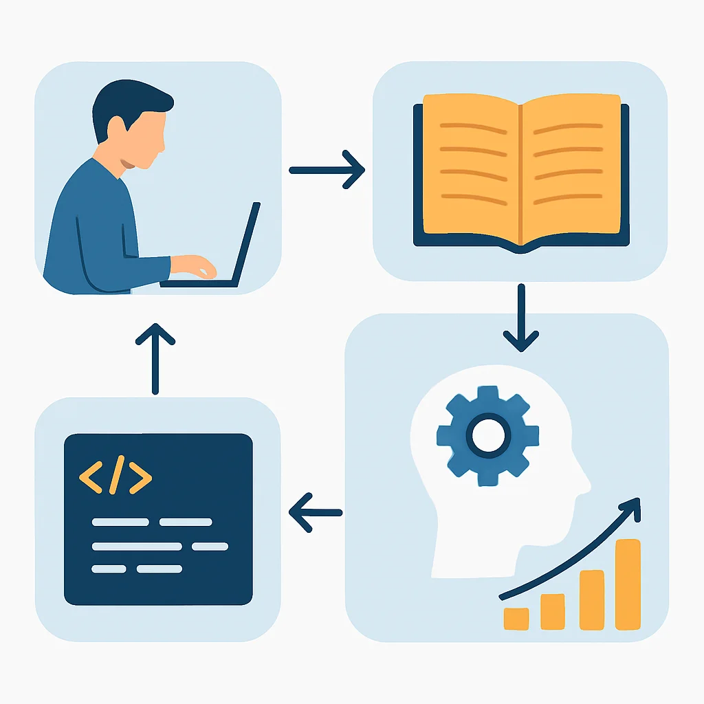 Developer Learning Process Flowchart