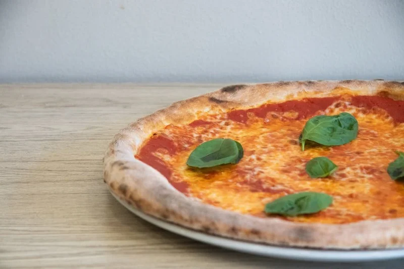 Delicious Neapolitan Margherita pizza