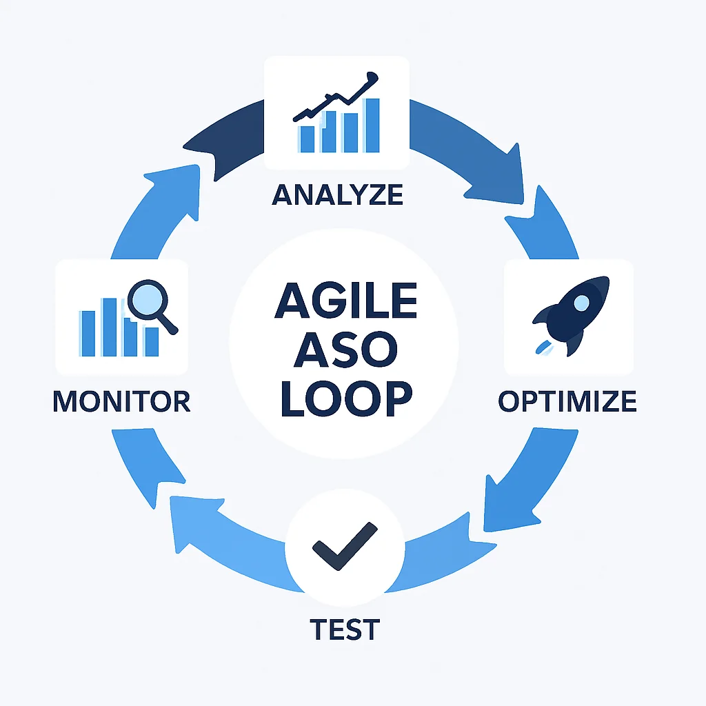 Agile ASO workflow diagram