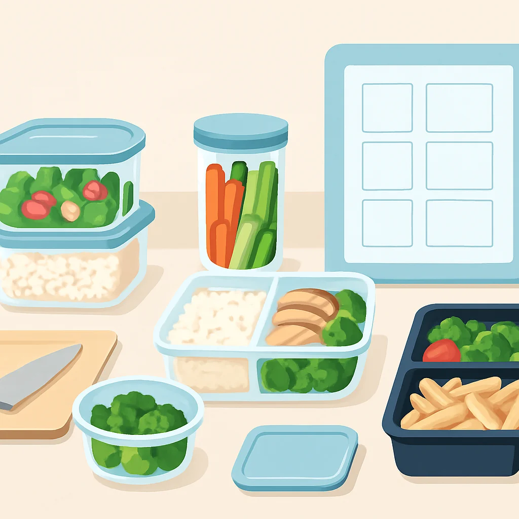Meal prep setup for developers