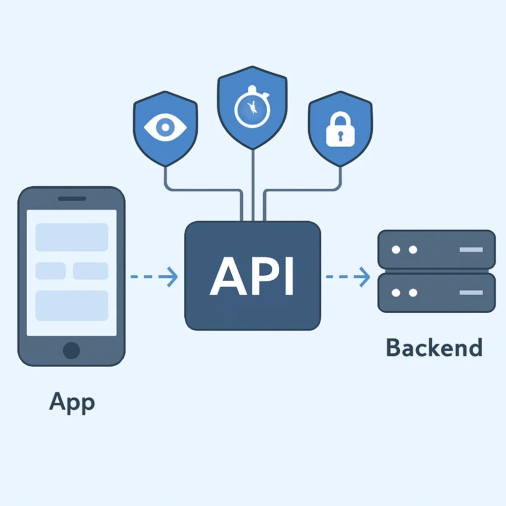 Mobile API Security Architecture Diagram