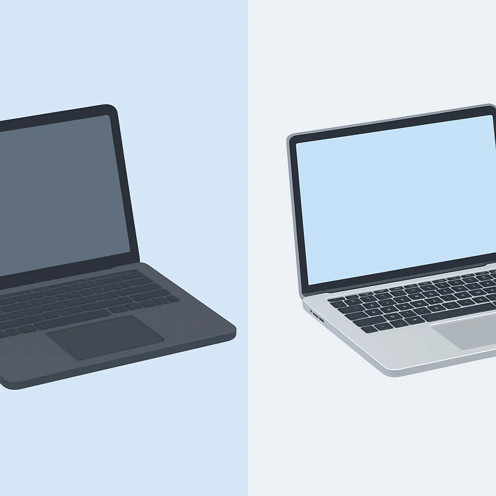 Laptop materials and design comparison
