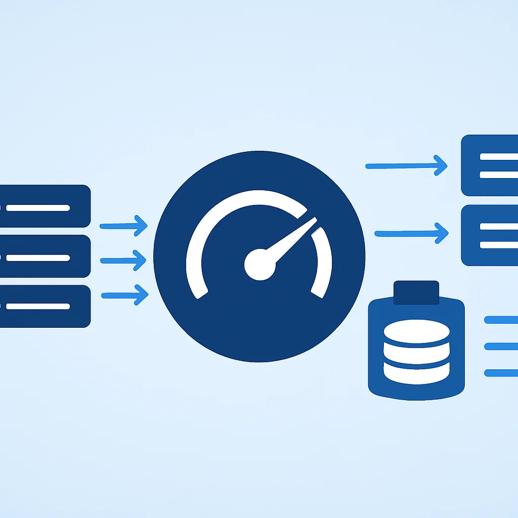 Efficient backend system with data caching for high performance