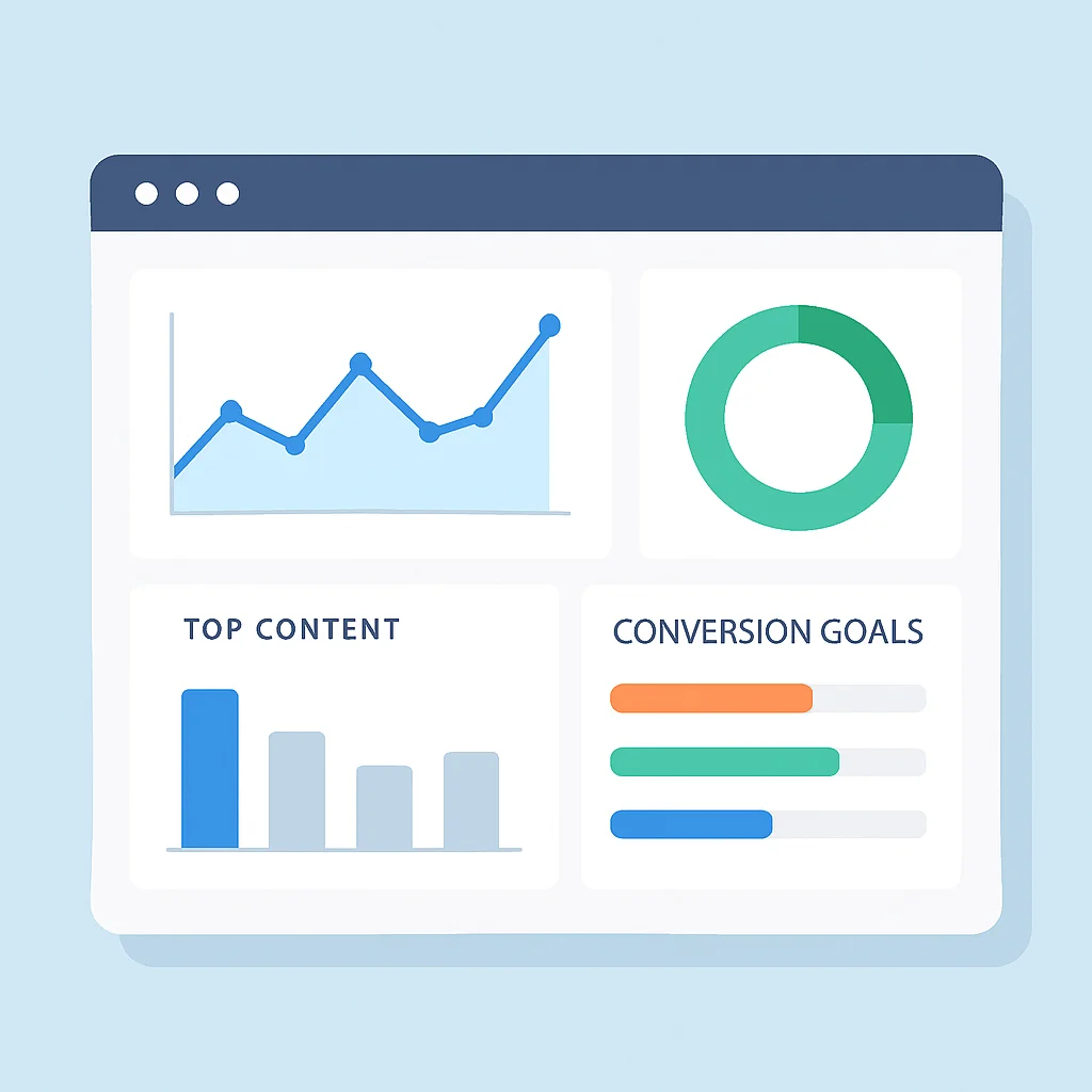 Tech blog analytics dashboard example