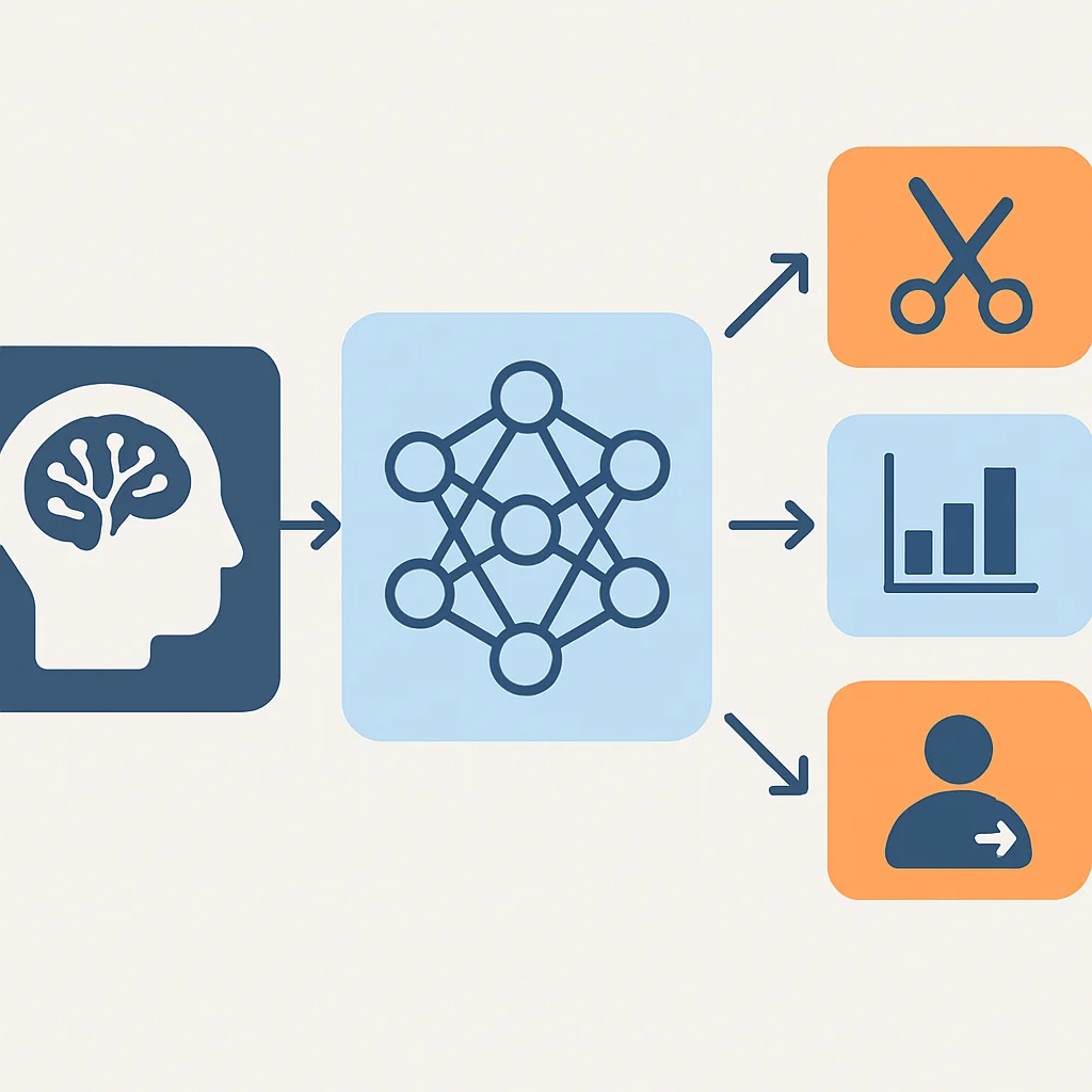 AI model compression flowchart