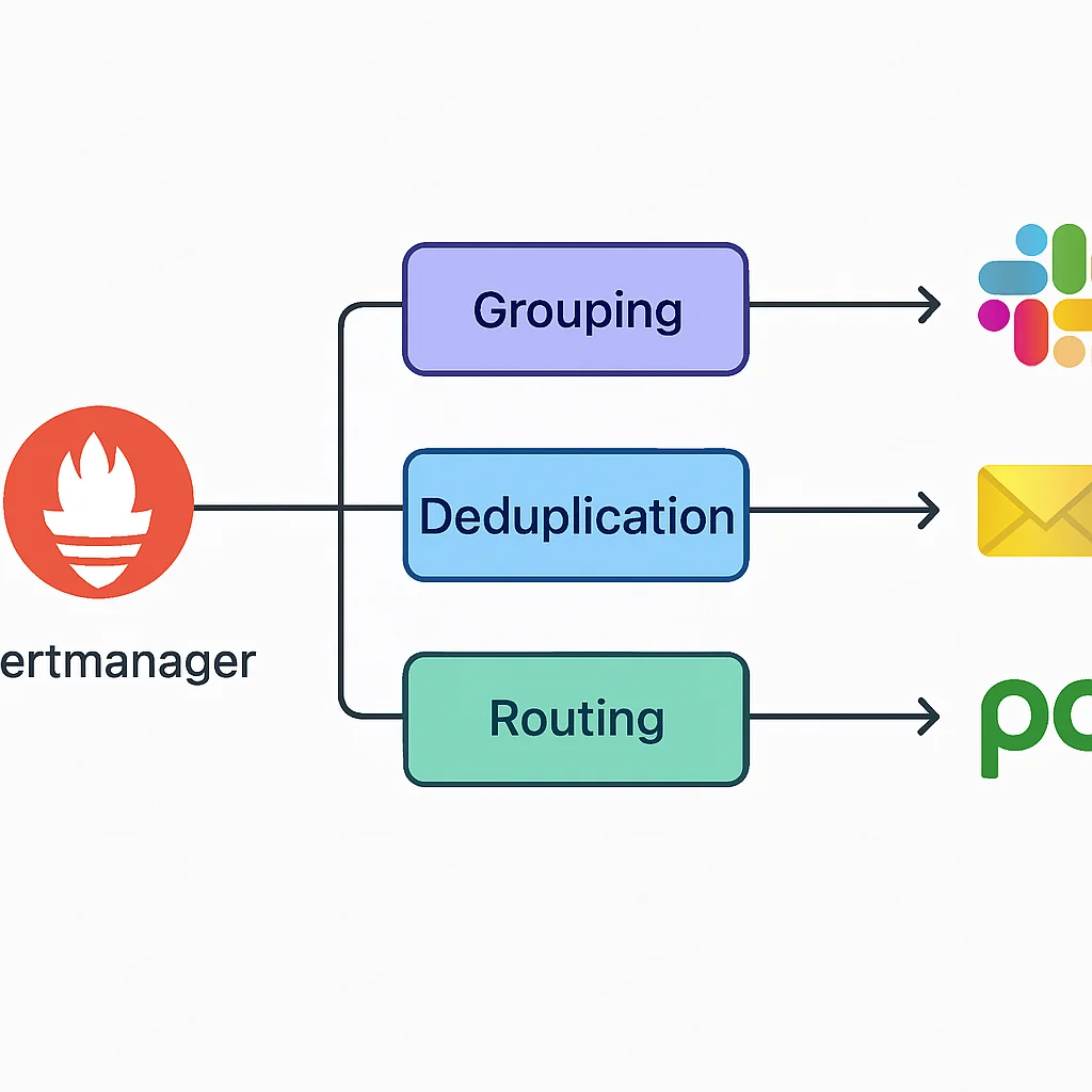 Alertmanager workflow diagram