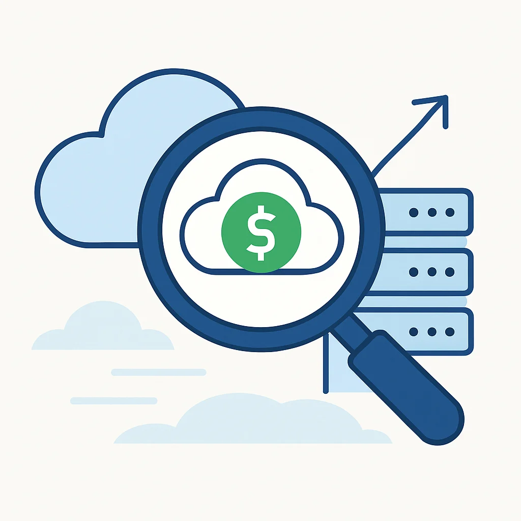 Cloud cost optimization illustration