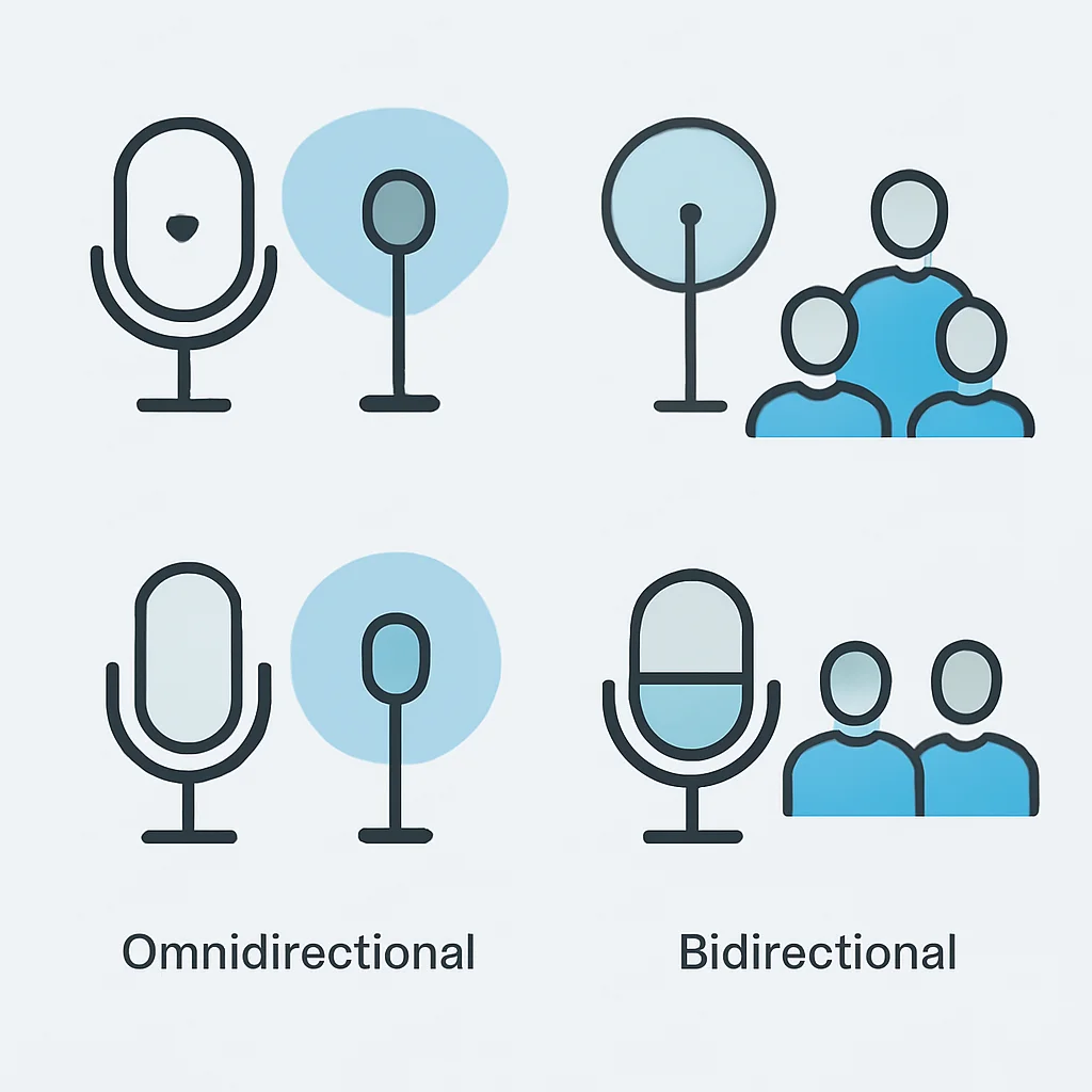 Infographic over opnamepatronen en hun toepassingen voor developers