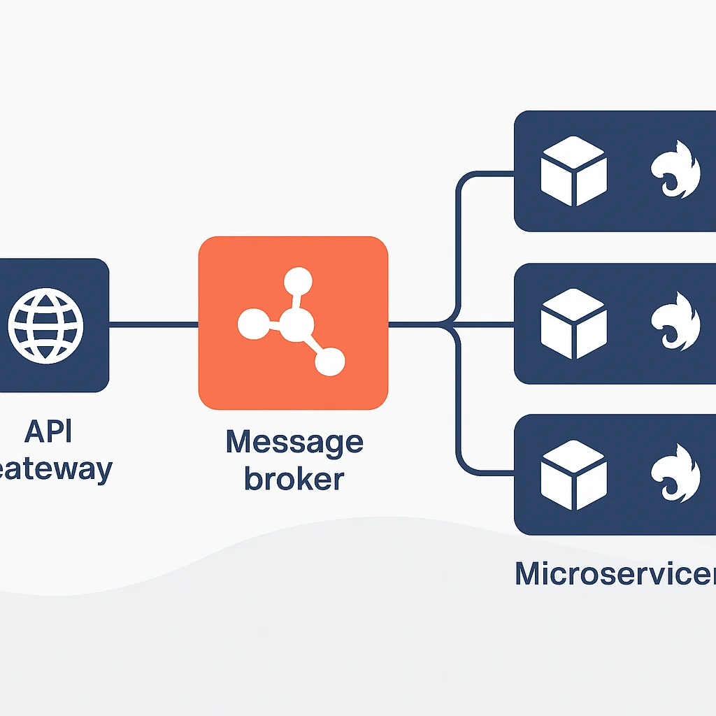 NestJS microservices with message broker and API Gateway