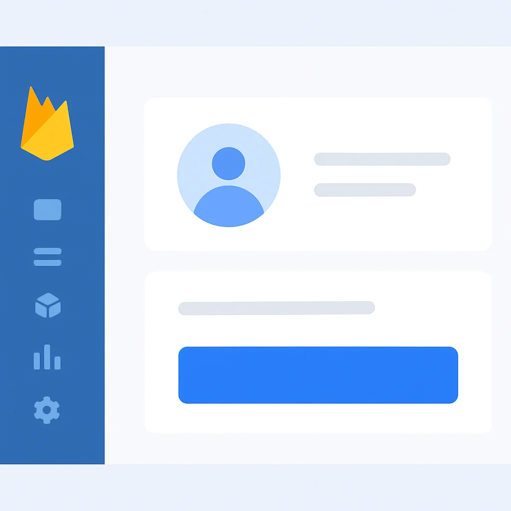 Firebase project setup console screenshot