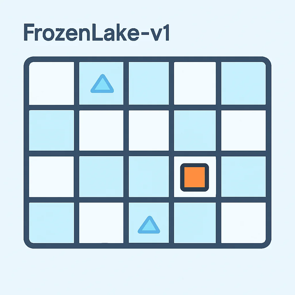 OpenAI Gym FrozenLake environment visualization
