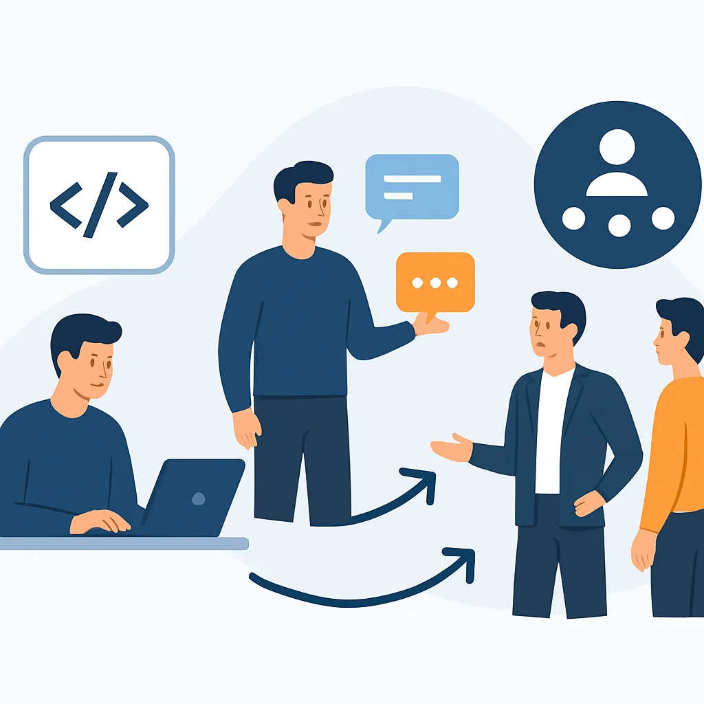 Developer career path from coder to coach