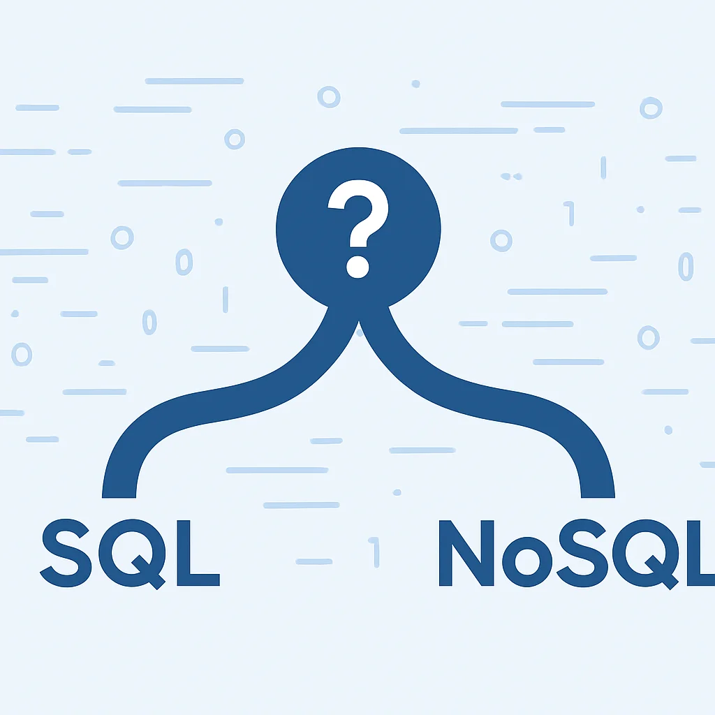 Conceptual diagram of SQL vs NoSQL decision path
