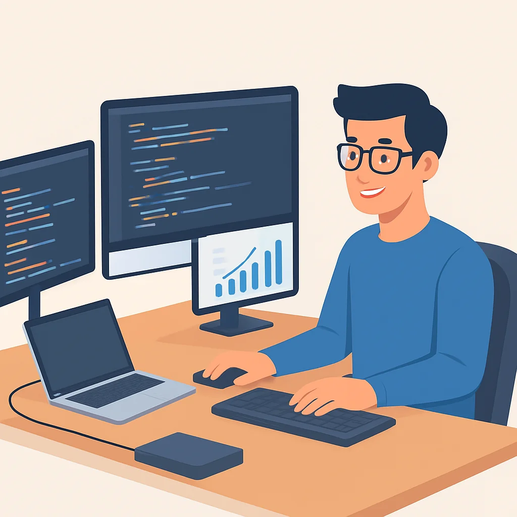 Optimized developer workstation with high productivity