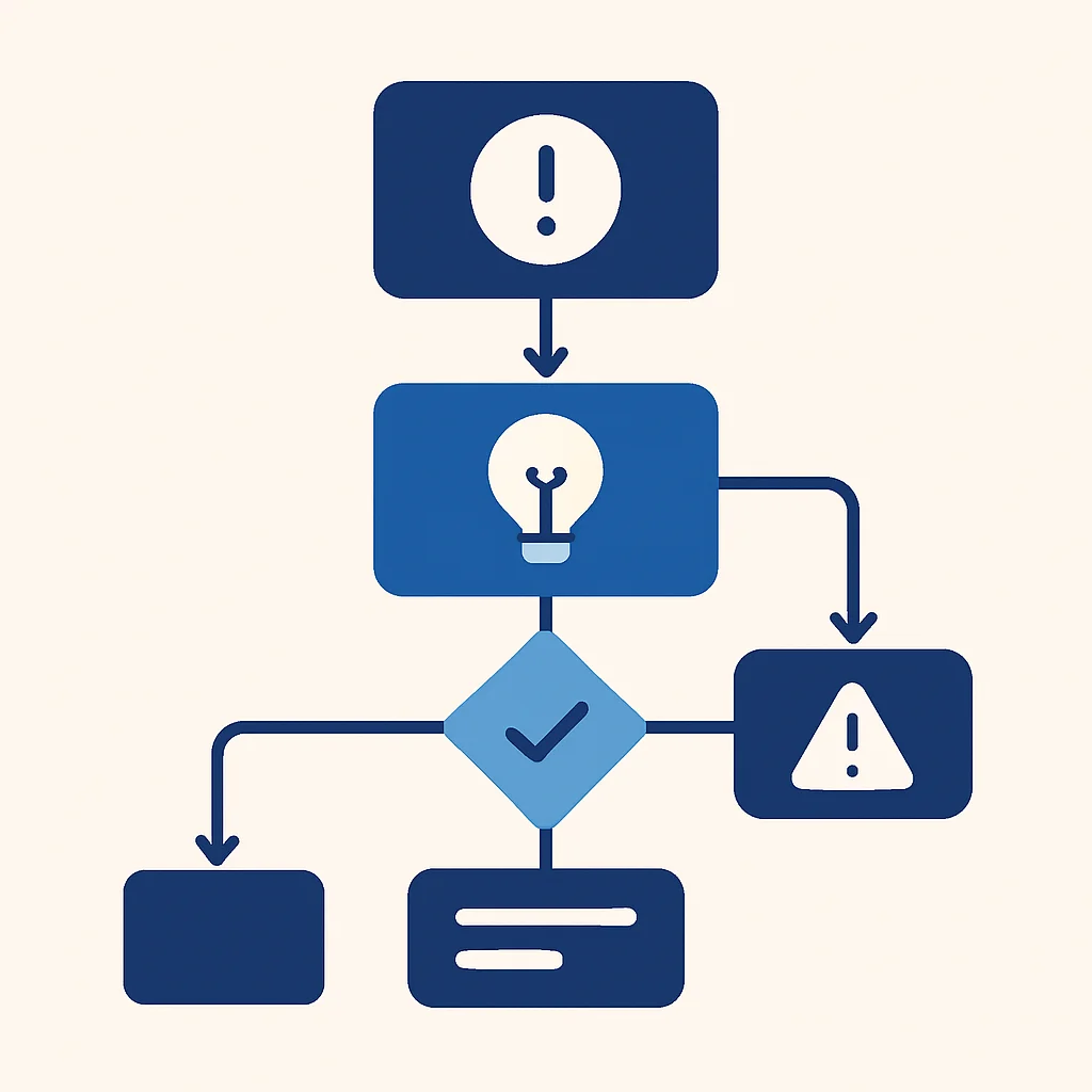 Tech lead decision-making flowchart