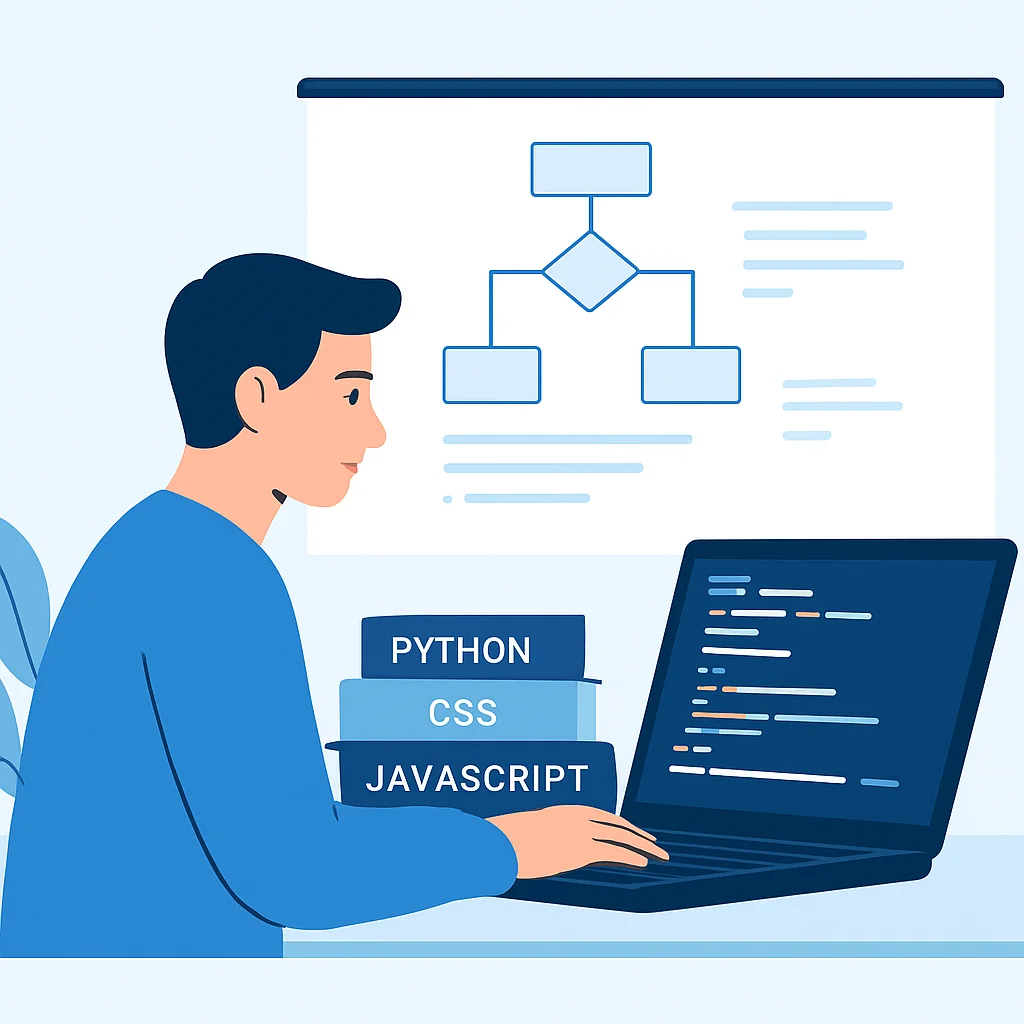 Developer engaging in continuous learning and skill development