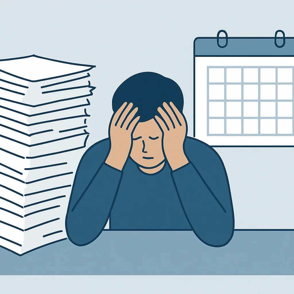 Freelancer struggling with administrative tasks and client acquisition
