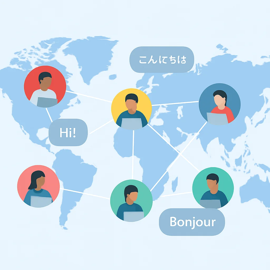 Global developer collaboration network