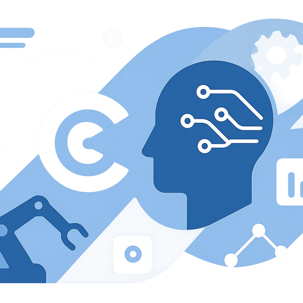 Kwonnis blog closing image, abstract tech with logo