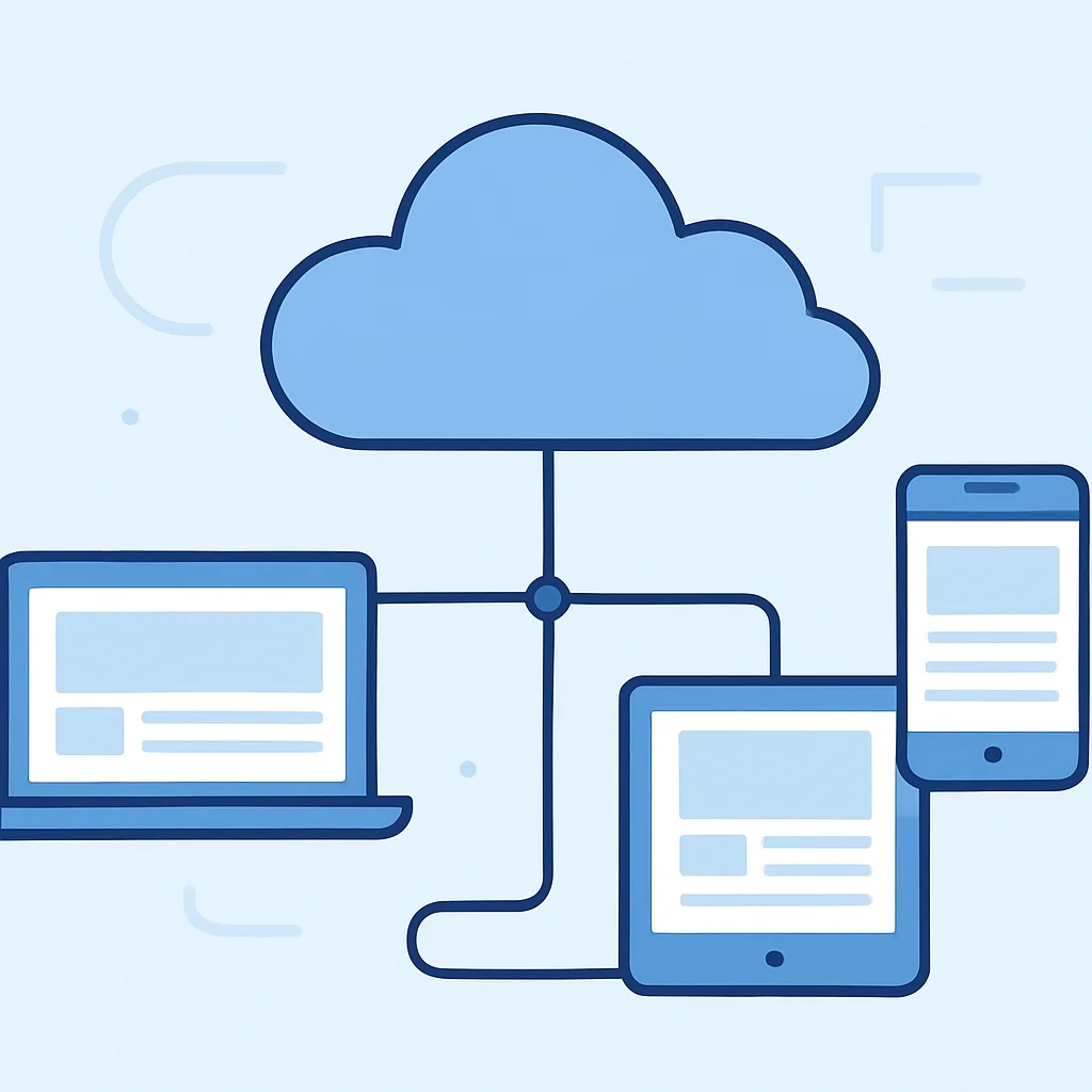 Interconnected devices and cloud for PWA seamless experience