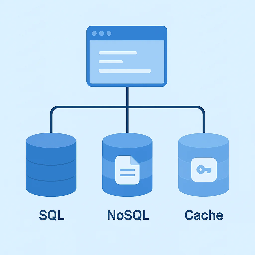 Polyglot Persistence Architecture Diagram