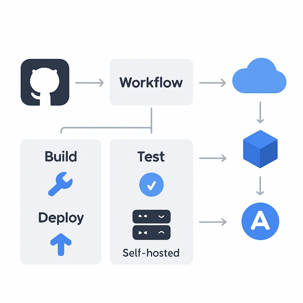 GitHub Actions workflow architecture overview