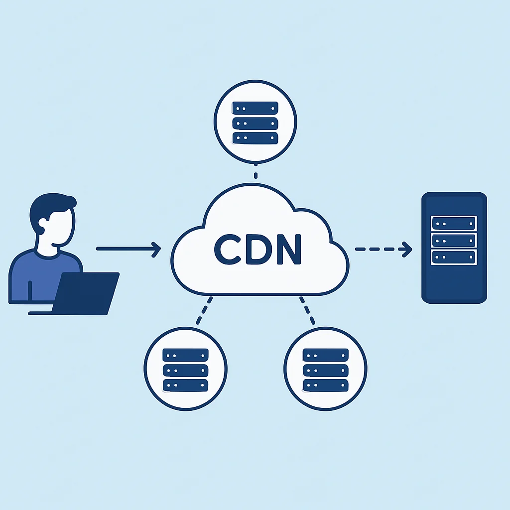CDN architecture and content delivery flow