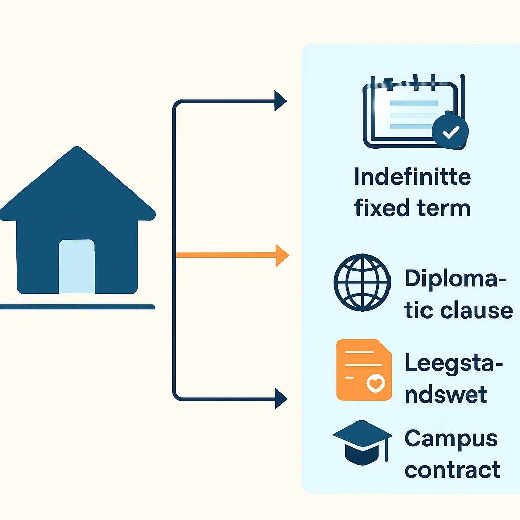 Netherlands rental contract types diagram