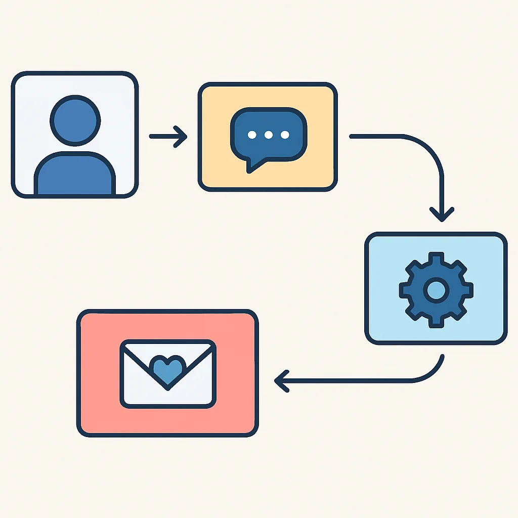 User retention strategy flowchart