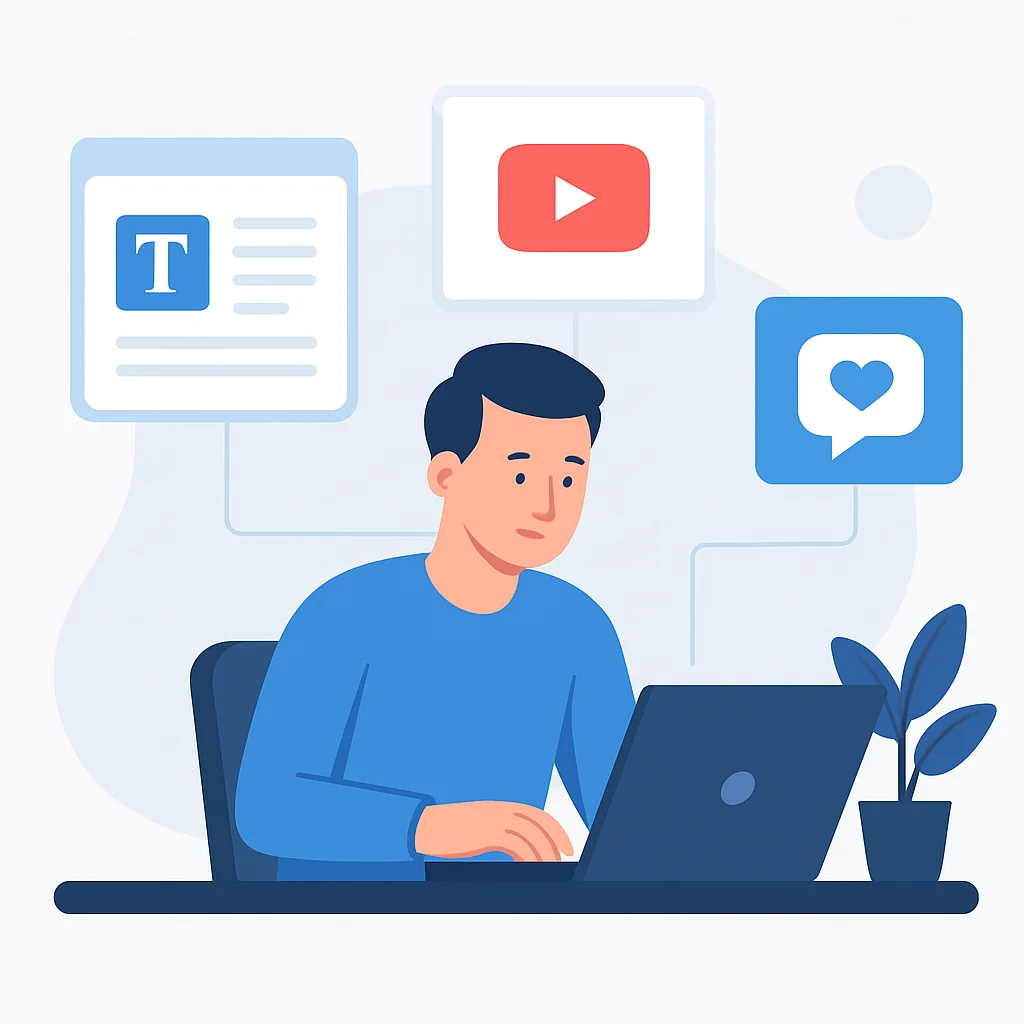 Developer content creation and distribution channels