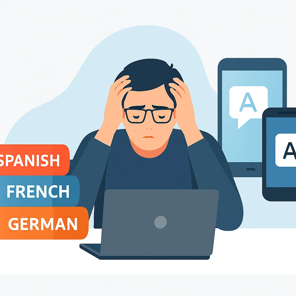 Developer struggling with language learning consistency