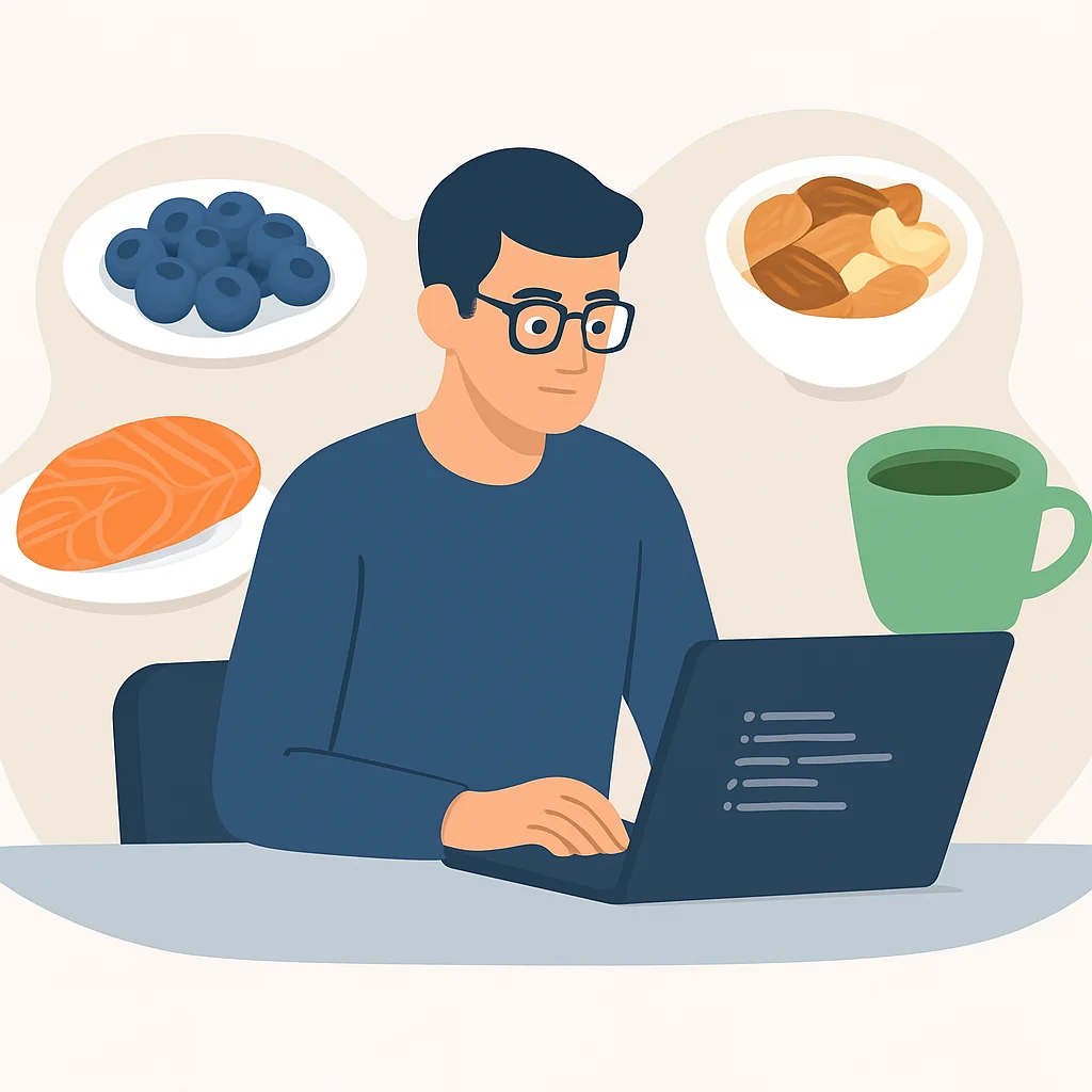 Developer with brain-boosting foods