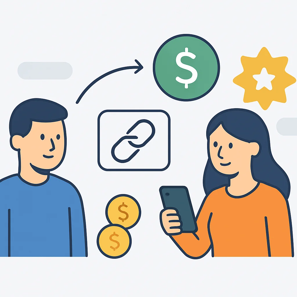 Referral program illustration