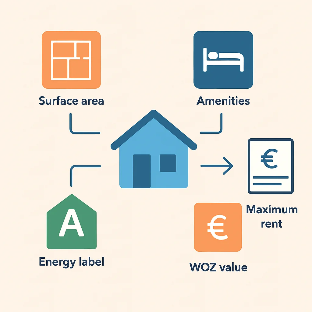 Woningwaarderingsstelsel (WWS) explanation infographic