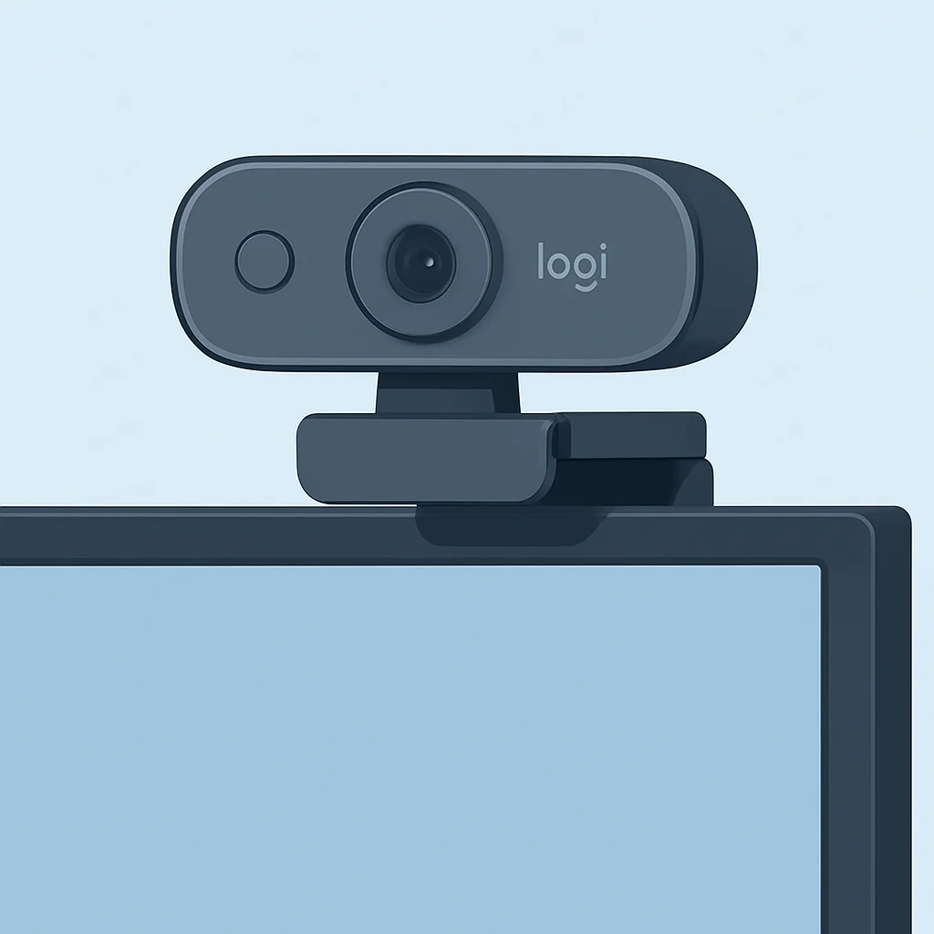 Logitech Brio 500 webcam design
