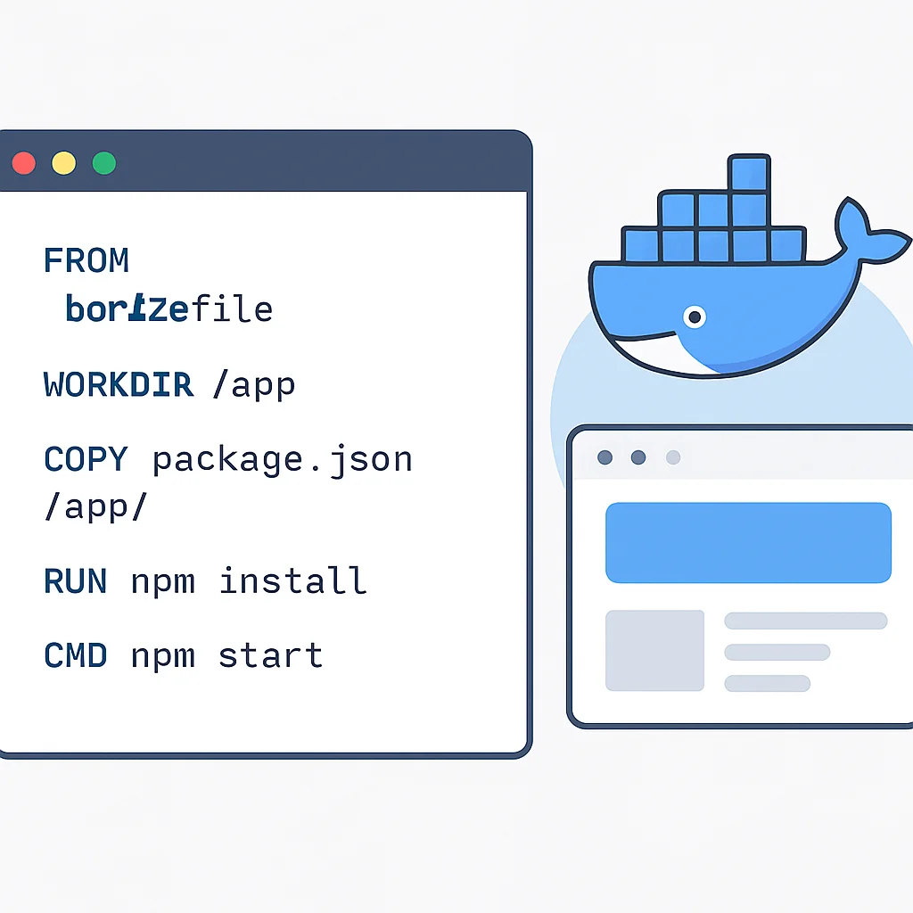Dockerfile voorbeeld en uitleg voor webapplicatie