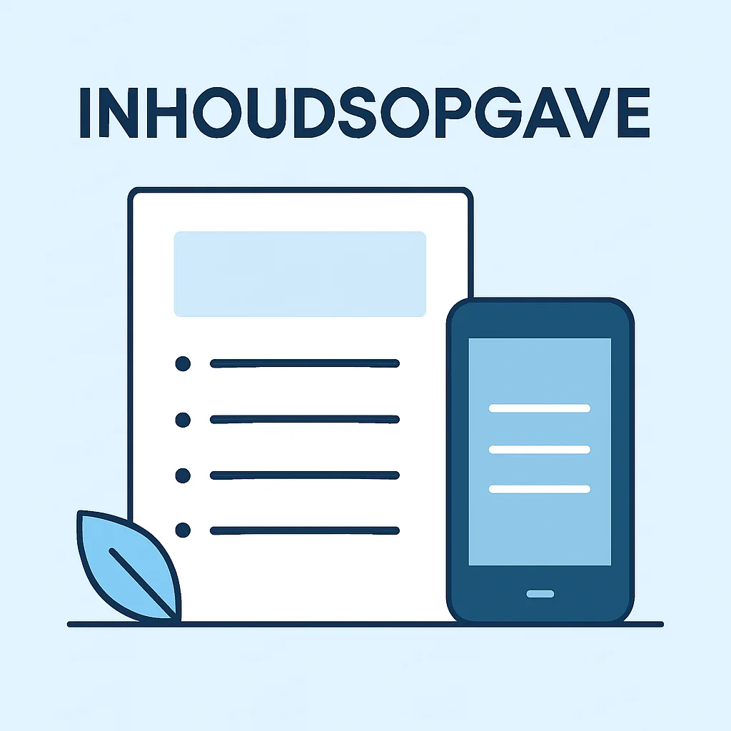 INHOUDSOPGAVE